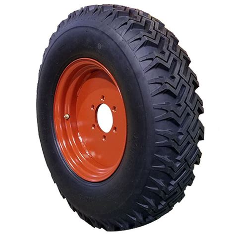 7.50 x 16 Skid Steer Snow Tire and Rim 